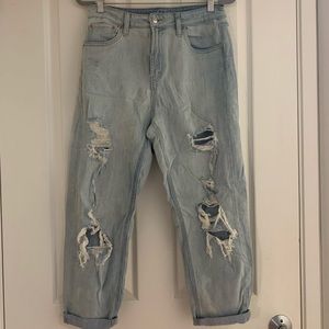 Target brand Fable high waisted mom jeans